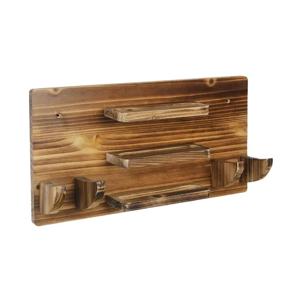 Table Tennis Paddle Holder Large Capacity Wooden Table Tennis Paddle Display Holder Storage Organizer Racket Mount storage Rack