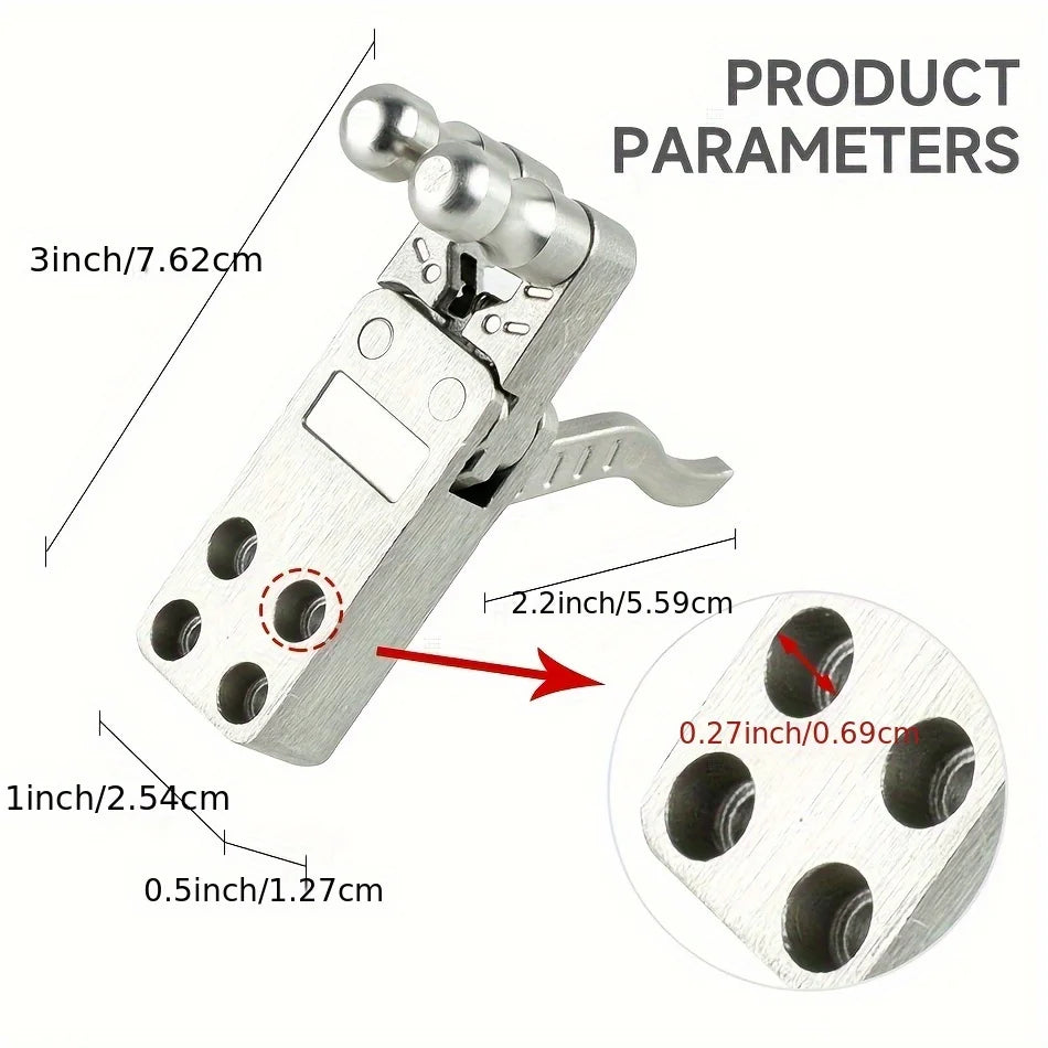 Steel Casting Mechanical Slingshot DIY Hunting Slingshot Release Device 5 Piece Set of High-speed Spring Composite Accessories