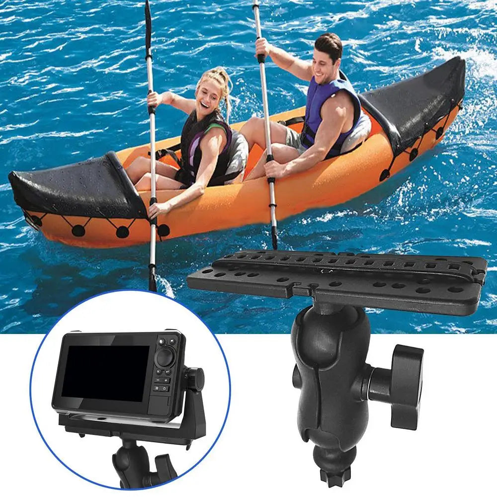 Fish Finder Mount Base GPS Navigation Fish Finder Bracket Marine Electronic Fish Finder Mount Fish Finder Accessories for Boat