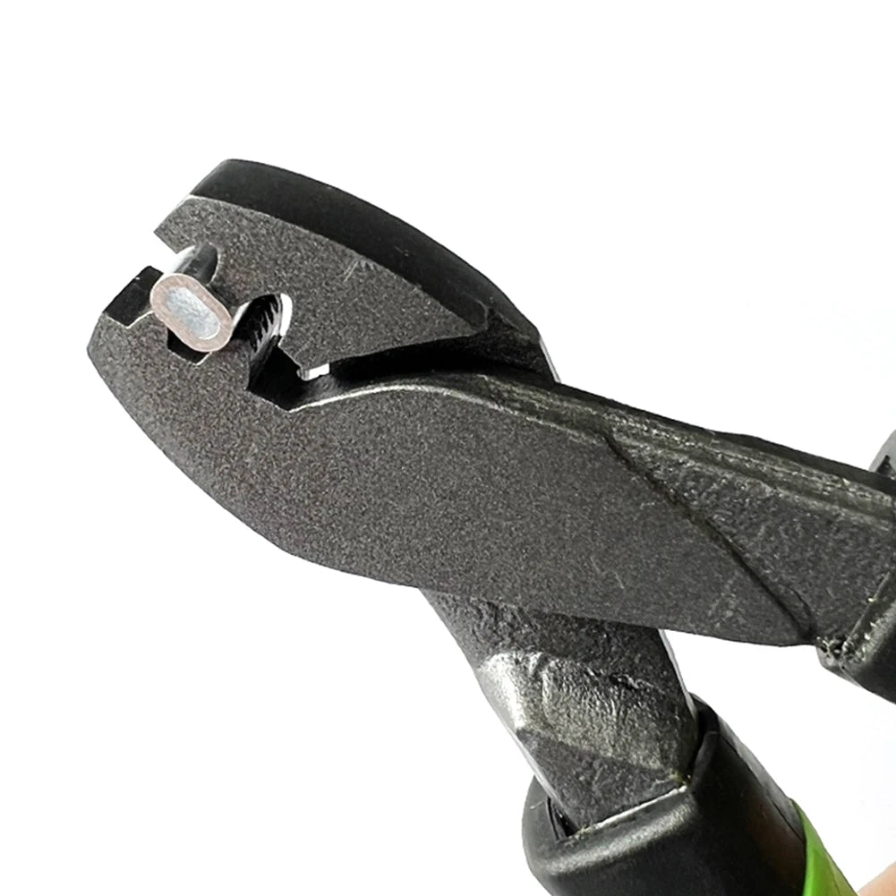 Fishing Crimpers Tool Crimp Sleeves Kit with Single /Double Barrel Ferrule Wire Rope Swager Crimper Fishing Line Tackle Tools