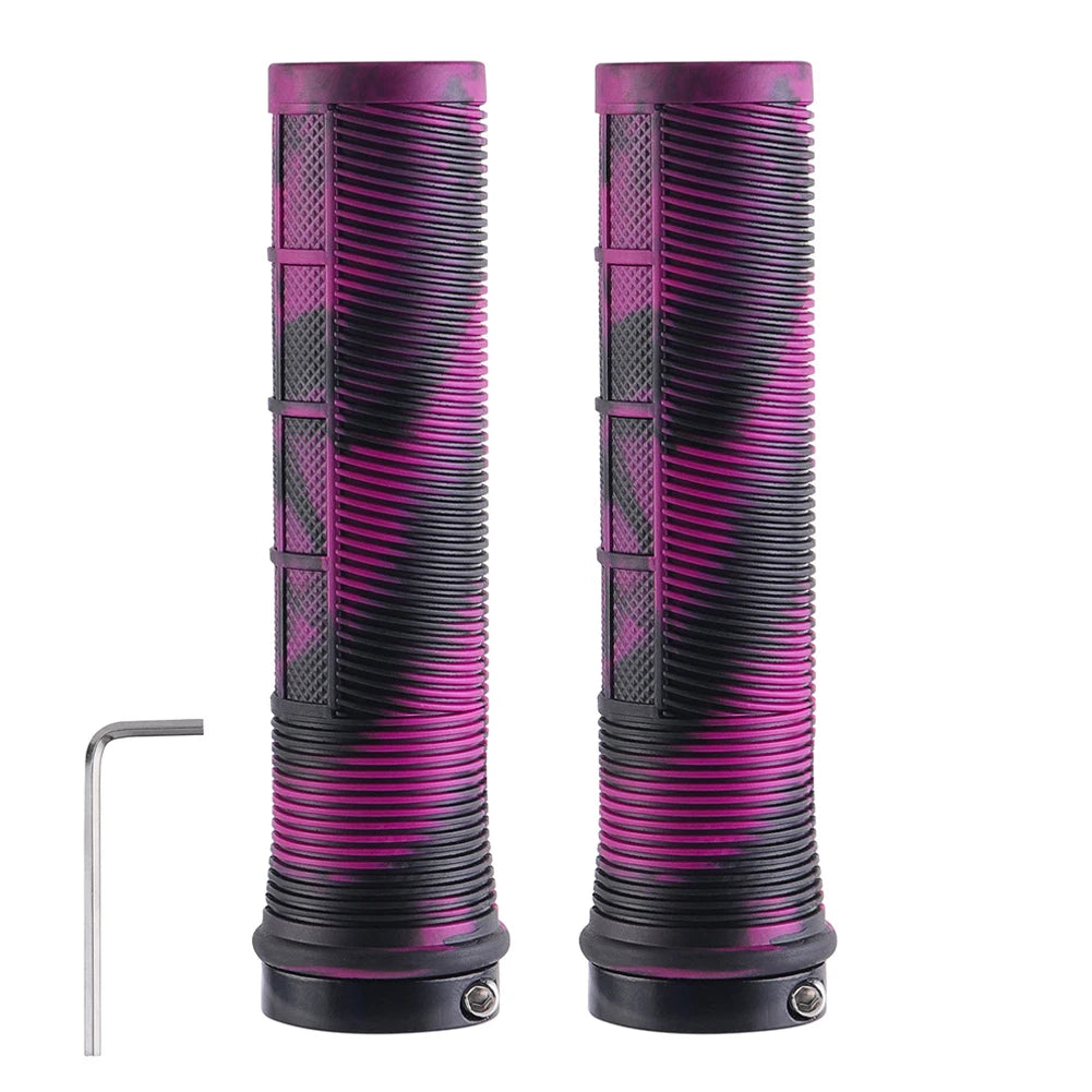 Bicycle Handle Bar Grips Shock Absorbing MTB Mountain Bike Handlebar Cover TPR Cycling Grips for 22.2mm Handlebar