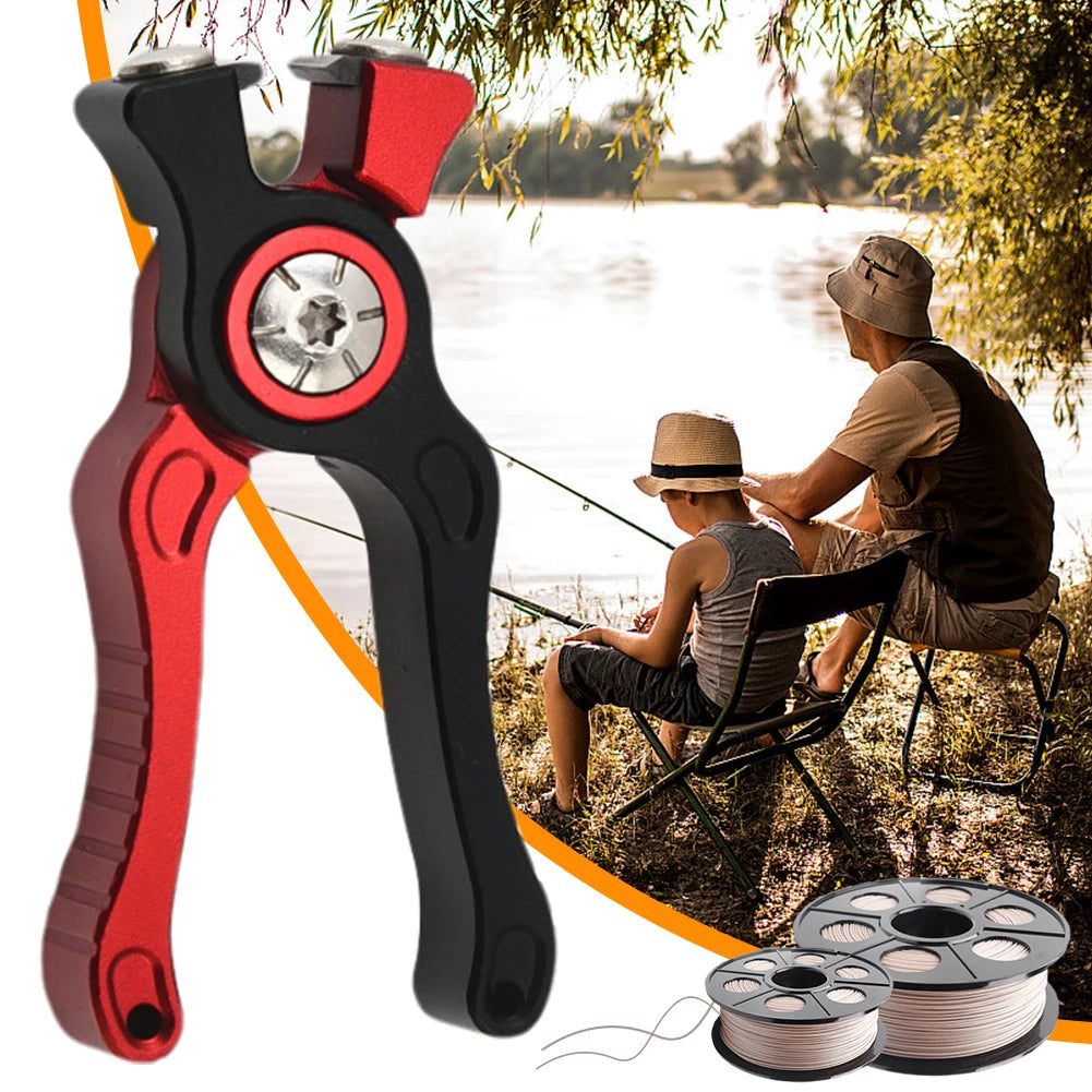 Mini Fishing Scissors Braid Scissors Aluminum Alloy Fishing Line Clipper Nippers Non Slip Handle Fly Fishing Equipment
