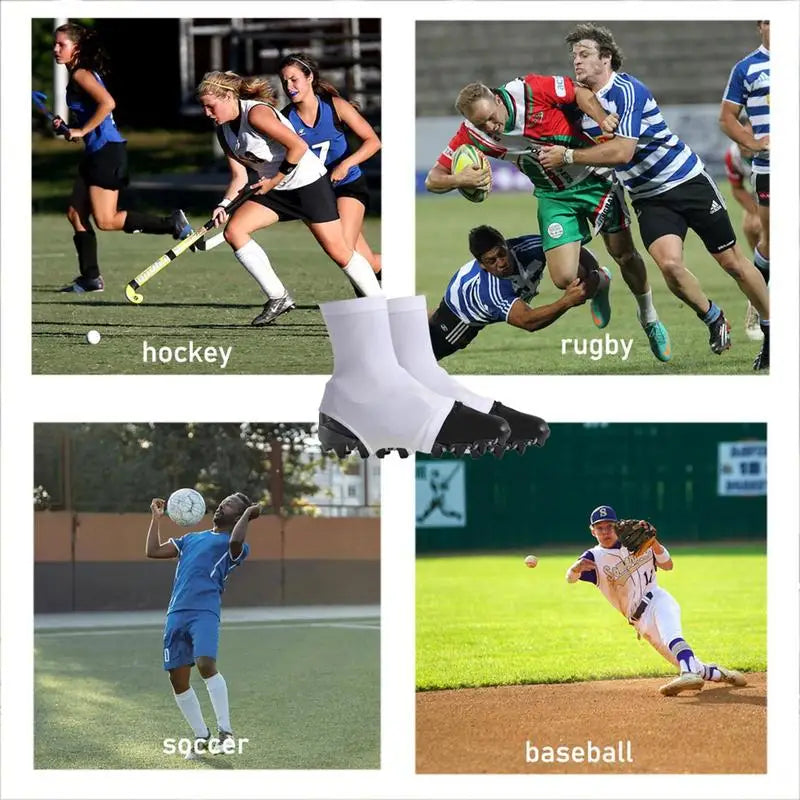 Youth Cleat Covers Football Spats Cleat Covers 1 Pair Boys Men Cleat Sleeves Cleat Spat for Field Hockey Soccer Girls Softball