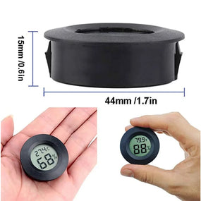 Mini LCD Digital Humidor Thermometer Hygrometer Refrigerator Freezer Tester Thermohygrometer Detector Thermometer Pet Car