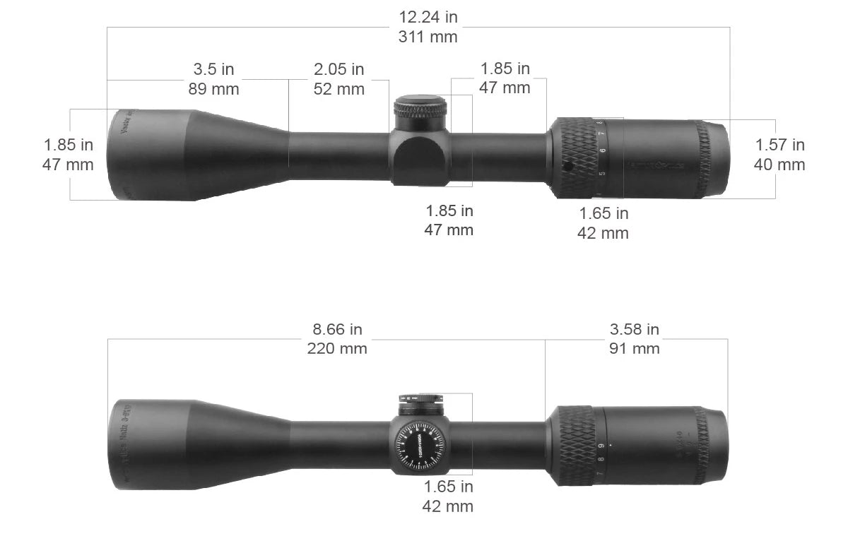 Vector Optics Matiz 1 inch SFP Riflescope 3x Zoom Factor With Edge-to-Edge Image&Wide Filed of View Fit Varmint Hunting Airgun