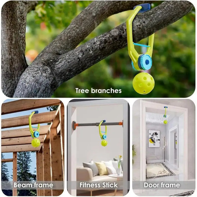 Door Ping Pong Game Over The Door, Adjustable Doorway Game Pingpong Trainer Door Jam Pingpong Starter Kit For Door Frame Hanging