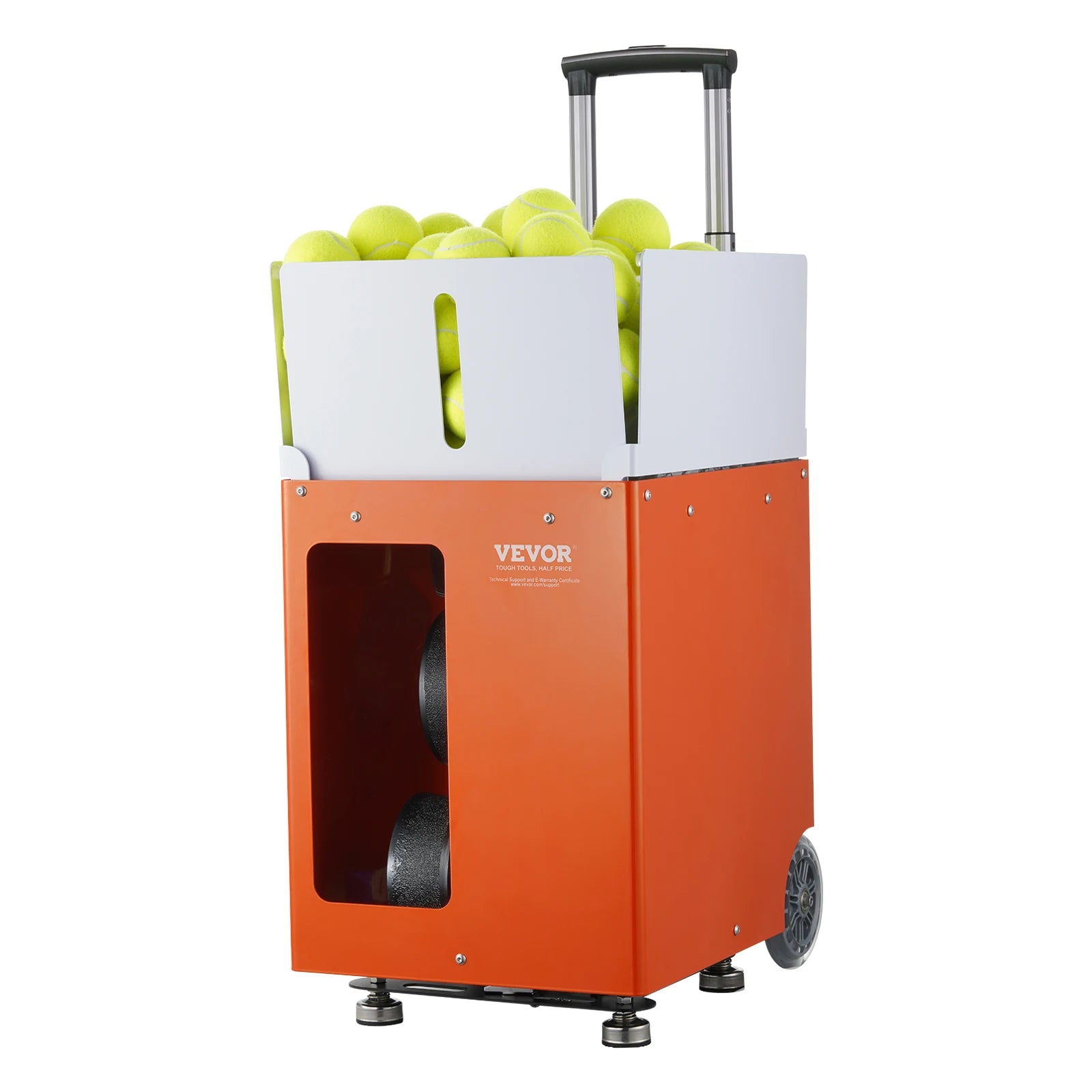 VEVOR Tennis Ball Machine Automatic Portable Tennis Ball Launcher 100 Balls Tennis Training Practice Thrower Multi-Mode Drills
