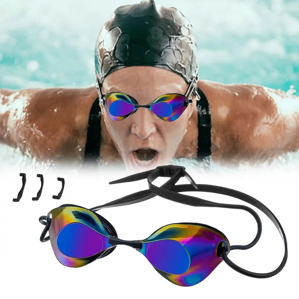 Swim Goggles Electroplating Swim Goggles For Kids Professional Pool Gear No Leaking Surfing Eyewear Eye Protection Glasses For