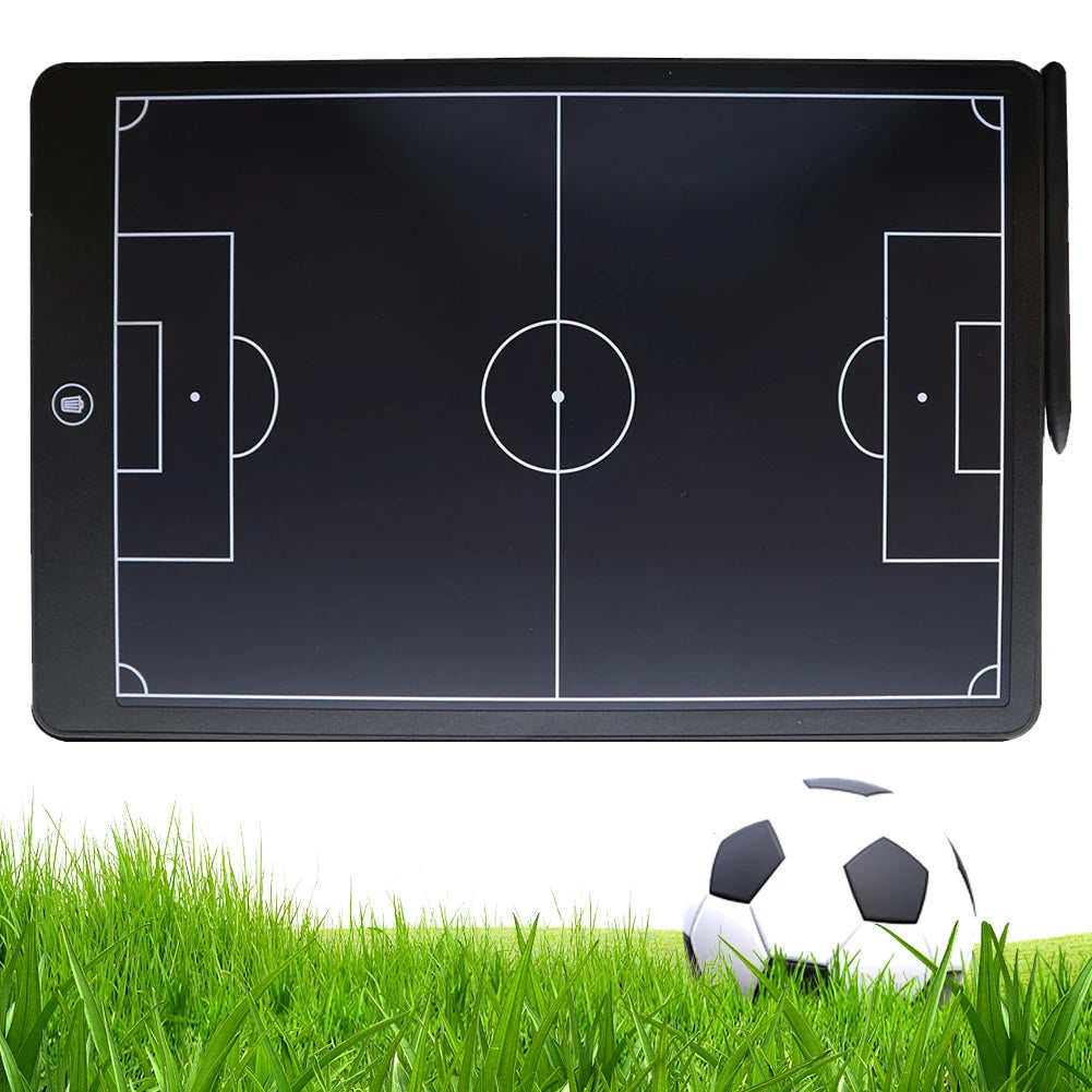 16 Inch LCD Electronic Football Tactical Board with Pen Soccer Coaching Board for Football Coach Marker Training Writing Tablet