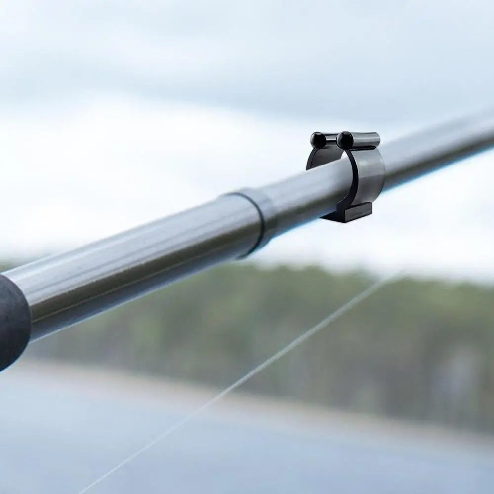 1Pc Nylon Portable Fishing Rod Clips Fishing Club Positioning Clamps Holder Wall Mounted Organizer Billiards Pole Rack 17mm/24mm