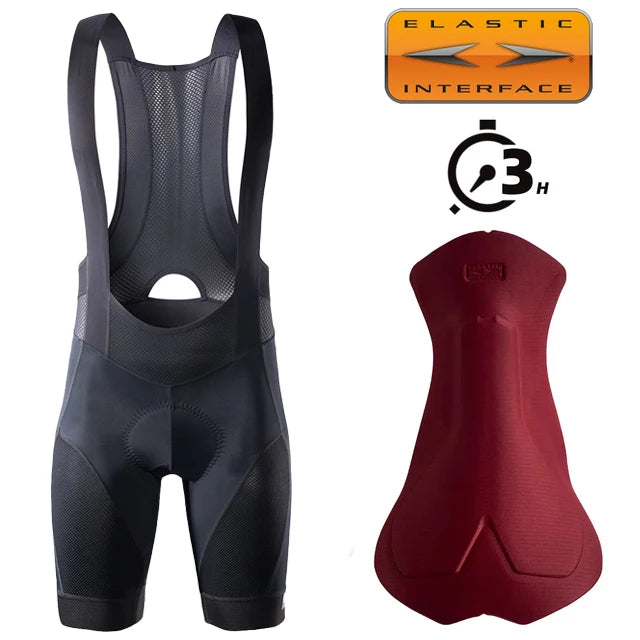 RION Elastic Interface Cushion Upgrade Men Cycling Bib Shorts MTB Road Bike Tights Race Bicycle Culotte Ropa Ciclismo Hombre