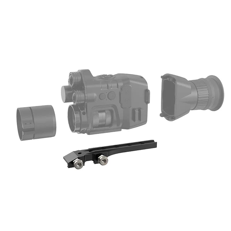 Henbaker CY789 Base Mount Bracket with 4 Screws CY789 Weaver Base Adapter 10mm to 21mm Dovetail for PARD NV007A NV007S