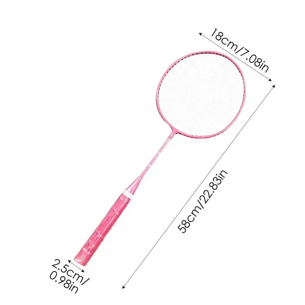 portable Badminton Set 1 Pair Lightweight Backyard Games Badminton With Carrying Bag And 3 Badminton Balls Team Sports Equipment