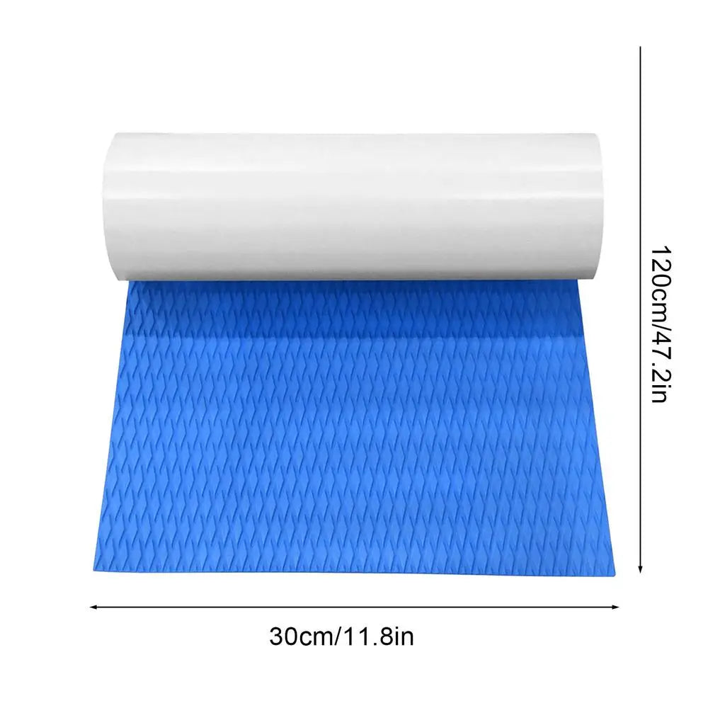 Surf Traction Pad Deck Grip Mat EVA Foam Boat Deck Mat Self-Adhesive Trimmable Sheet Anti Skid Watercraft Water Sport Flooring