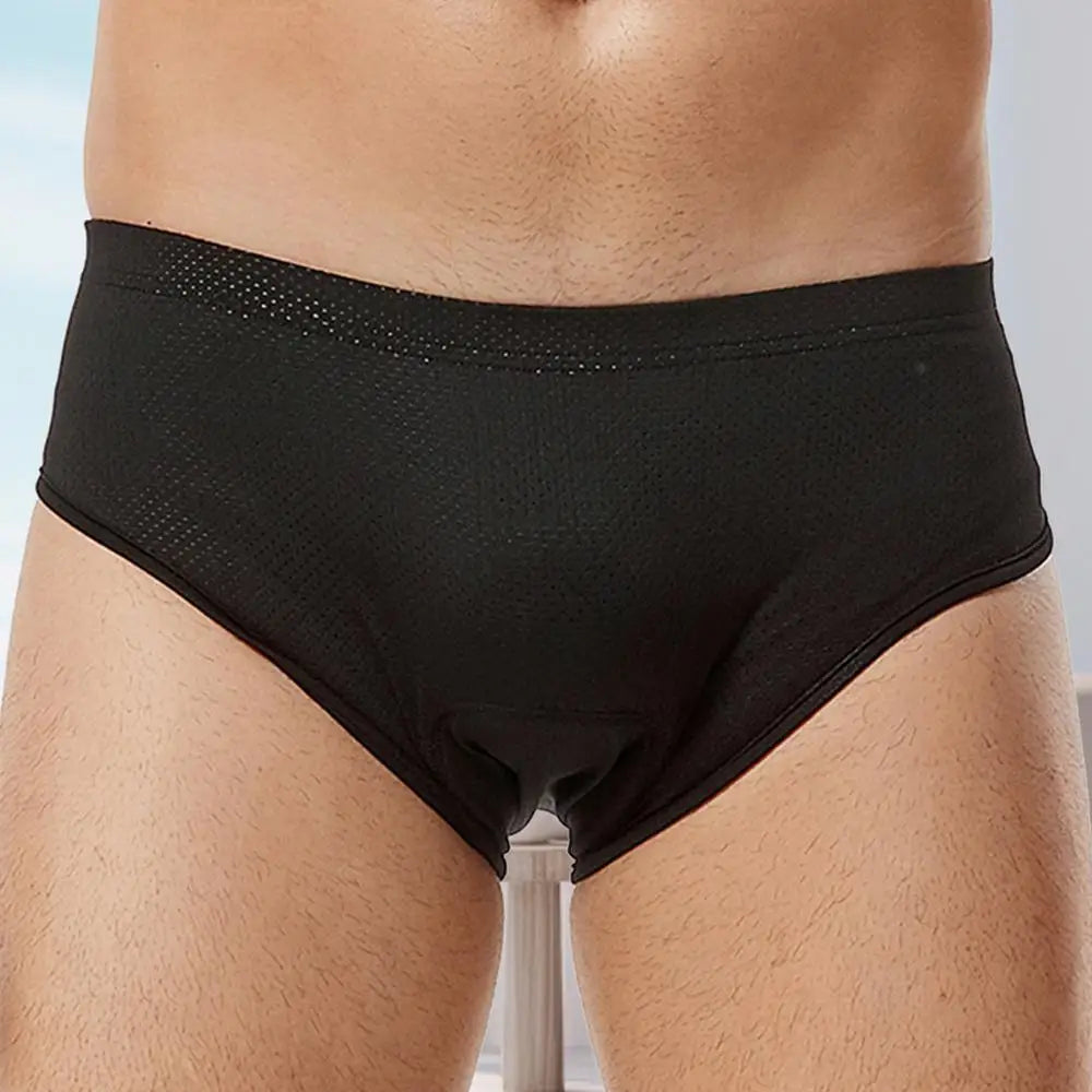 Biker Cycle Undershorts Padded Biking Shorts Breathable Cycling Underwear Adsorbent Biking Liner Shorts Comfortable Biking