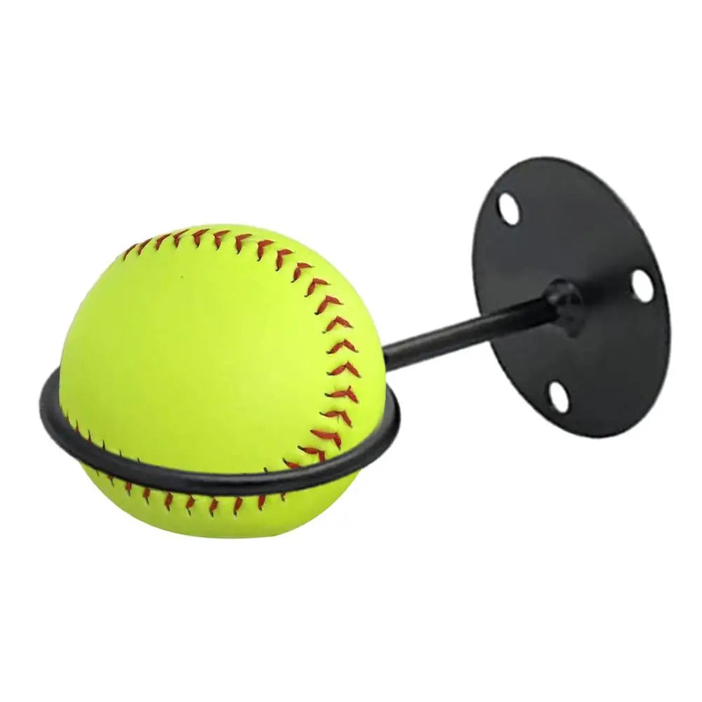 Baseball Bat Holder High-Strength Baseball Bat Holder Wall Mount Display Space-Saving And Multifunctional Metal Storage Rack For