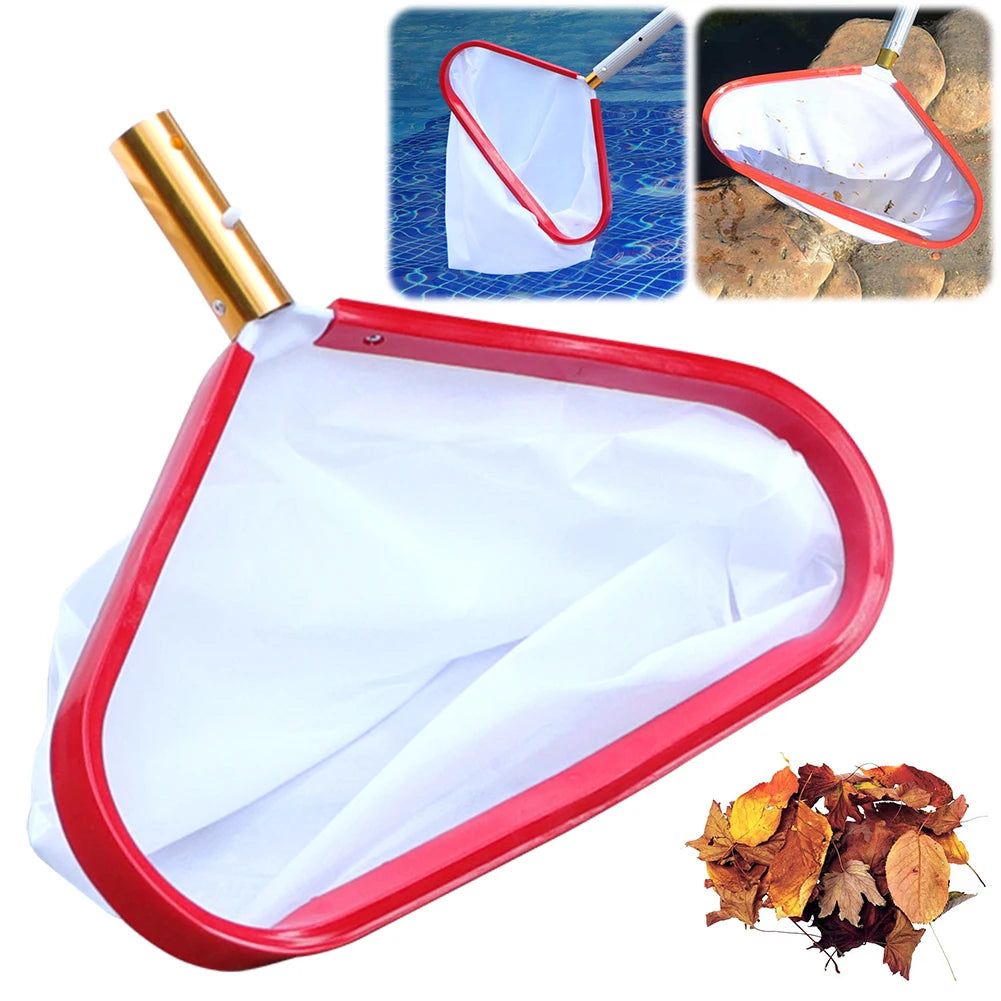 Pool Landing Net Pool Skimmer Net with Aluminium Handle Fine Mesh Pool Net Pool Leaf Skimmer Net for Cleaning Swimming Pool