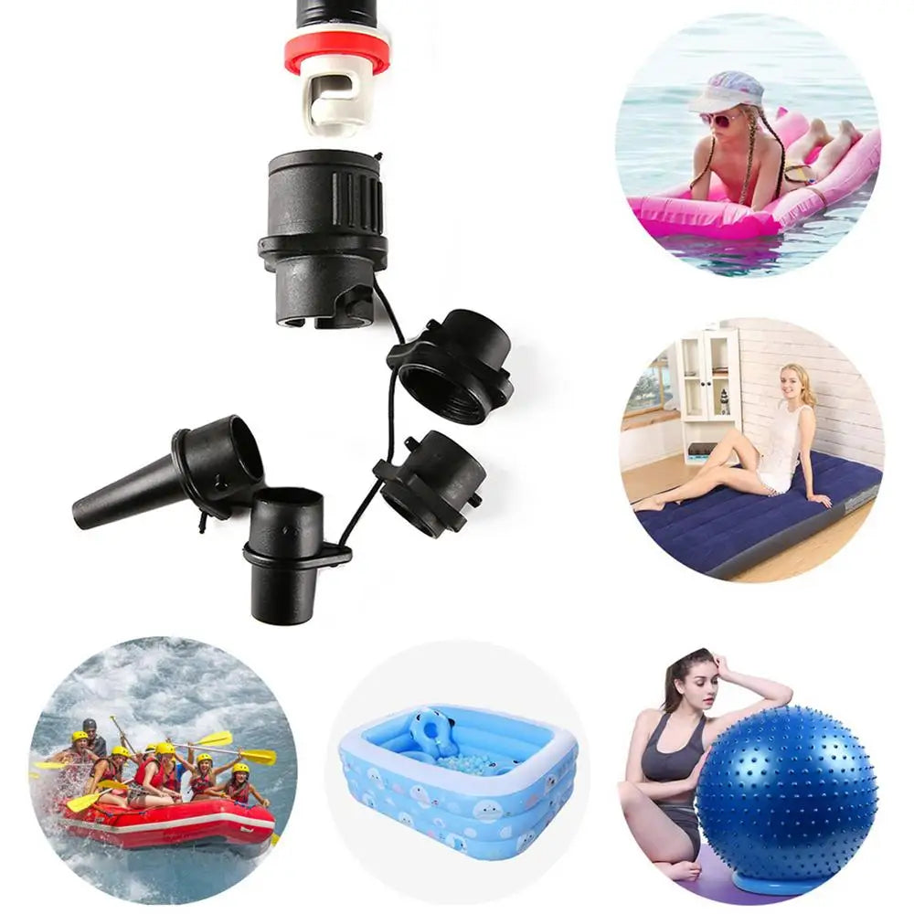 Air Valve Adaptor Inflatable Pump Adapter Paddle Boat Kayak Air Valve Pump Connector for SUP Board Tire Air Compressor Converter