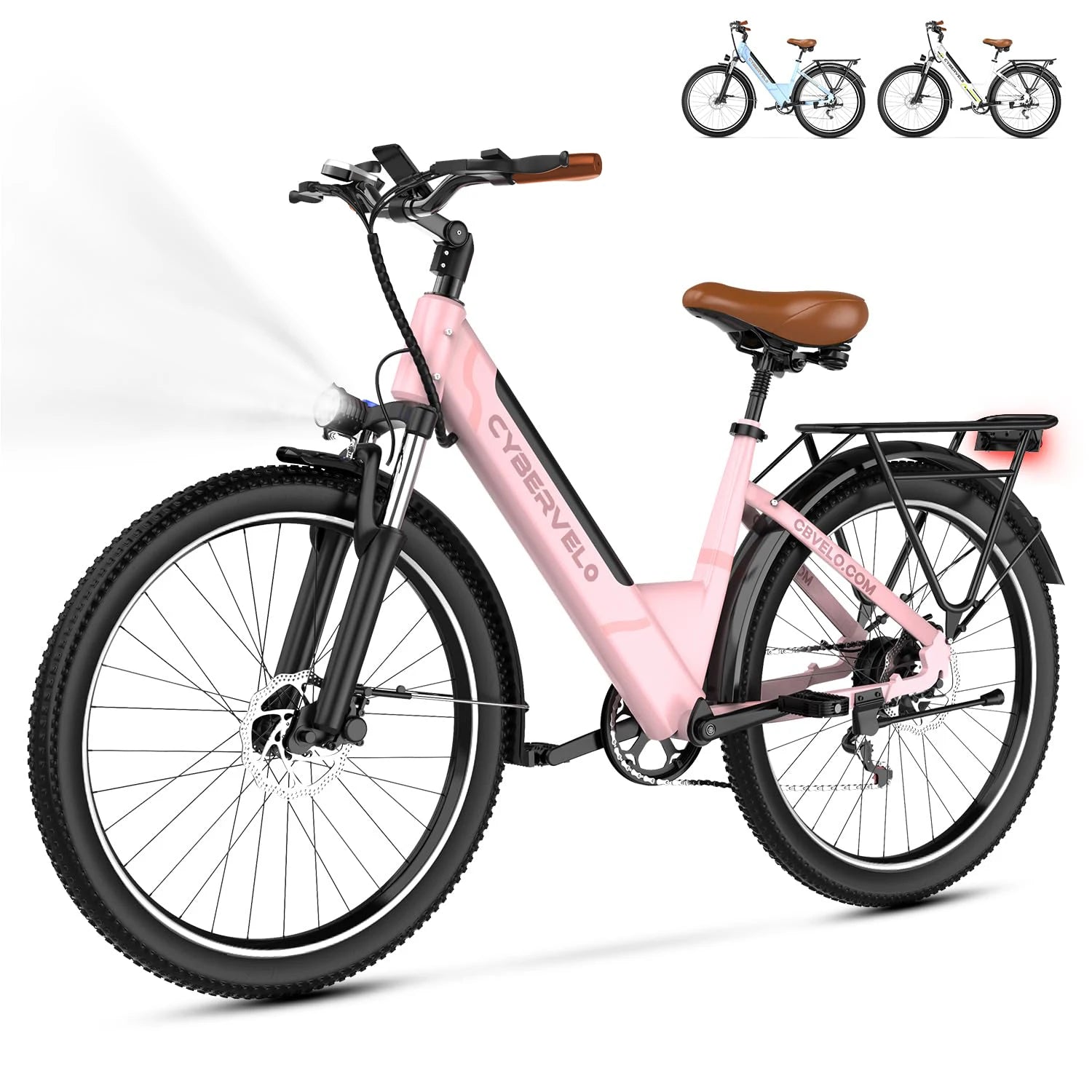 1000 Peak Electric Bike for Adults,up 80 Miles Removable Battery Ebike, 26