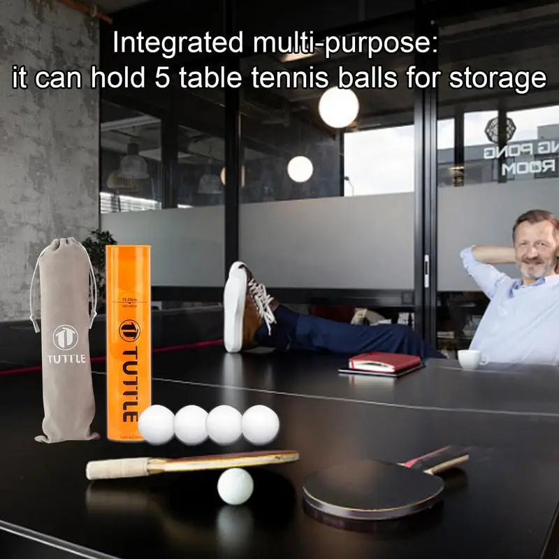 Table Tennis Rubber Roller Multifunctional Tennis Ball Holder Cylinder Original Table Tennis Rubber Rolling Tool Racket