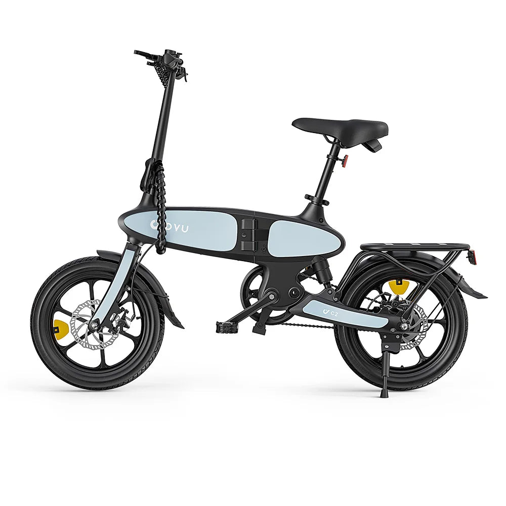 DYU C2 Adult Electric Bicycle, 250W city ebike, 48V 7.5AH E-bike, 16  Tire Foldable Electric Bike