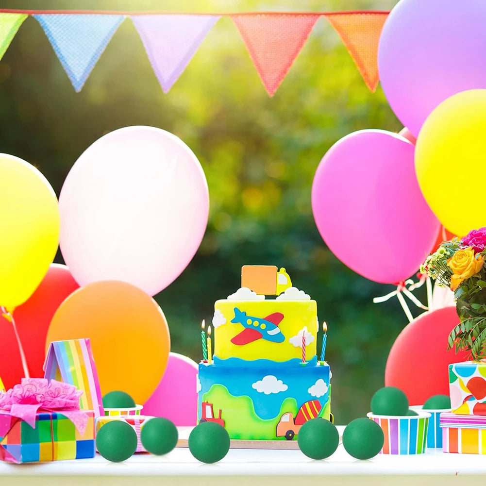 50/100Pcs Colorful Ping Pong Balls 40MM Entertainment Table Tennis Balls for Game Frosted Mixed Colors for Carnival Pool Game