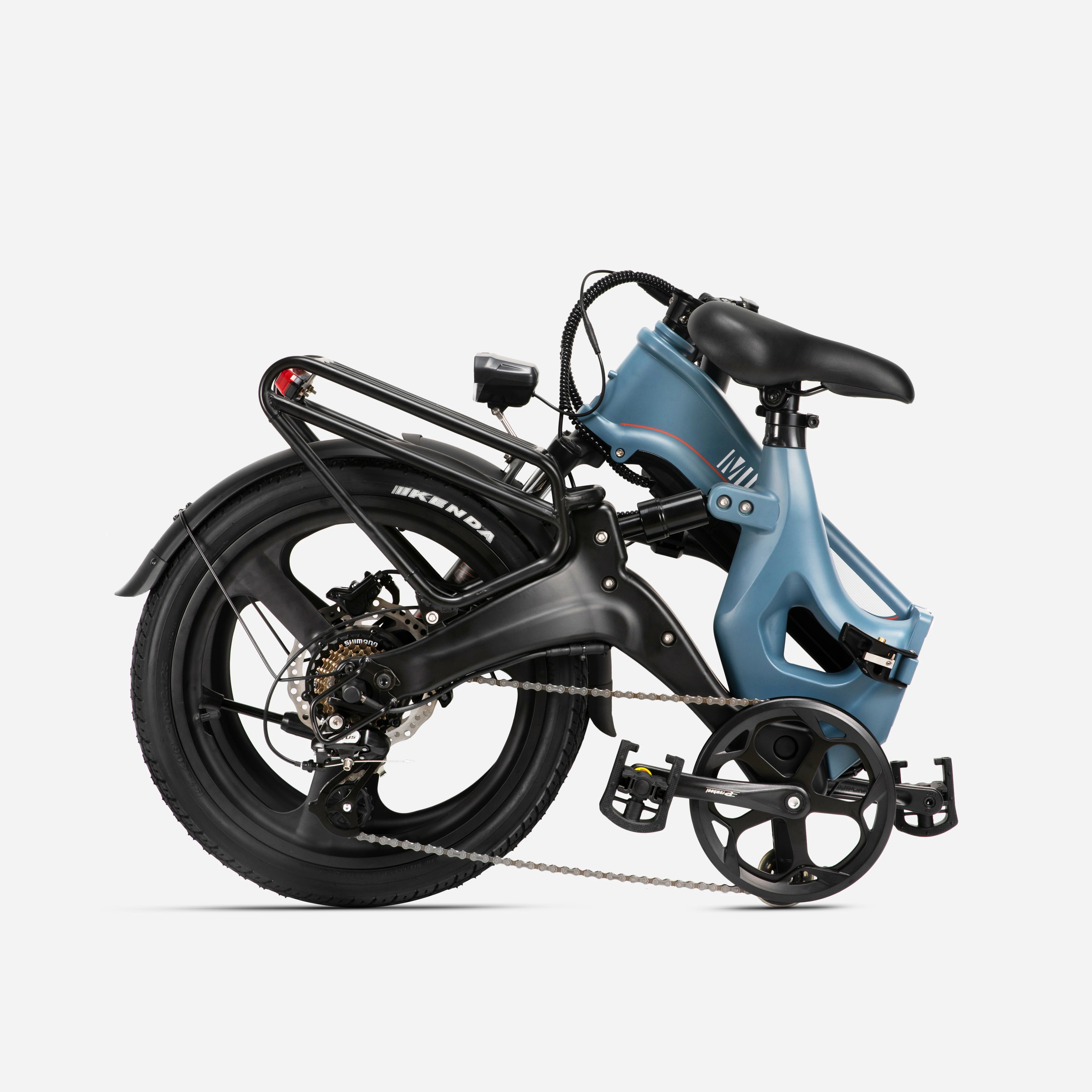 MIHOGO RX 2.4 Adult Electric Bicycle, 500W city ebike, 48V 12.8AH E-bike, 20-Fat Tire Foldable Electric Bike