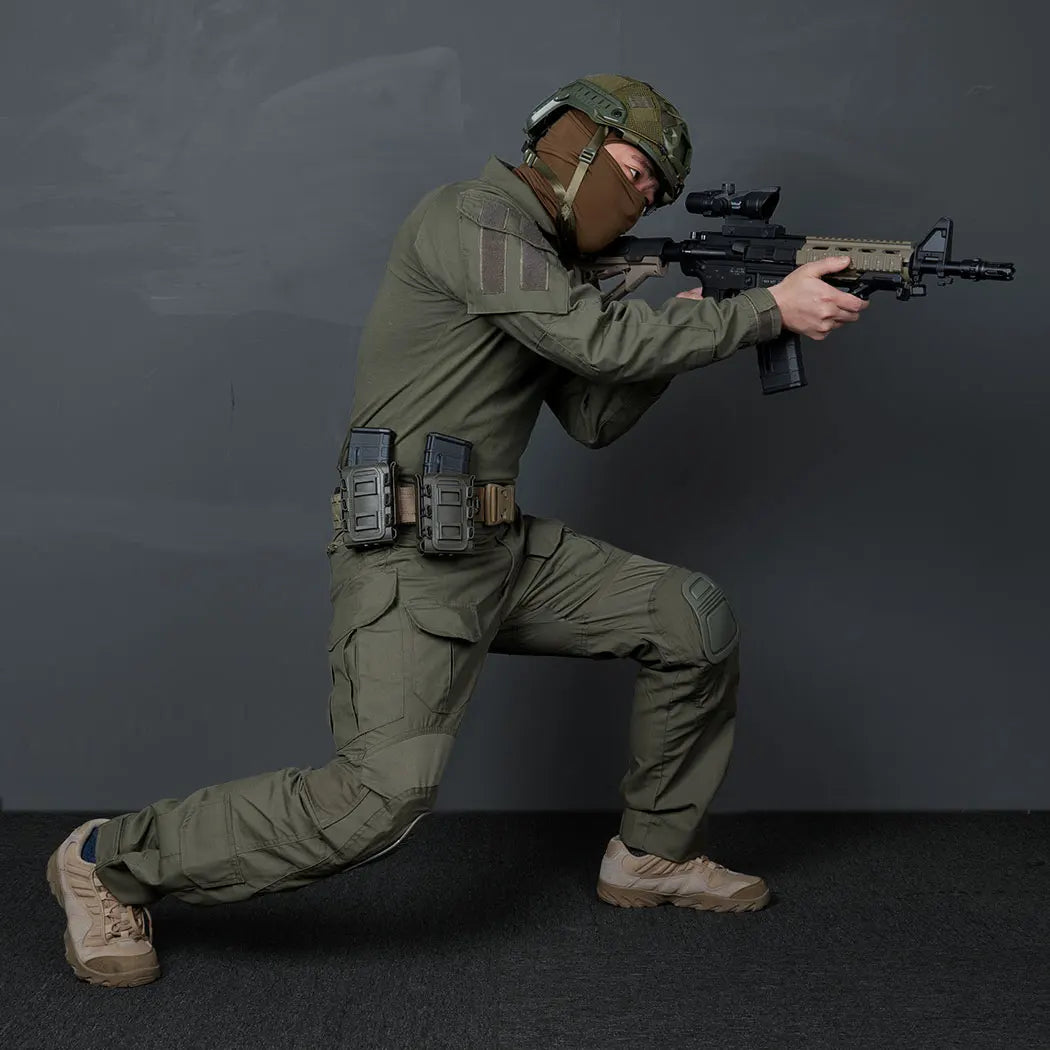 IDOGEAR Tactical Uniform BDU G3 Combat Shirt & Pants Knee Pads Update Ver Camo Combat Uniform 3004