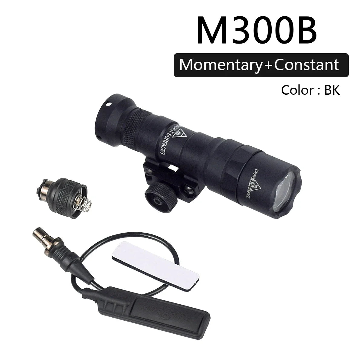 Tactical Surefire M300 M600 X300 Weapon Gun Light Remote Pressure Switch LED Flashlight Torch Airsoft AR15 Hunting Rifle Lantern