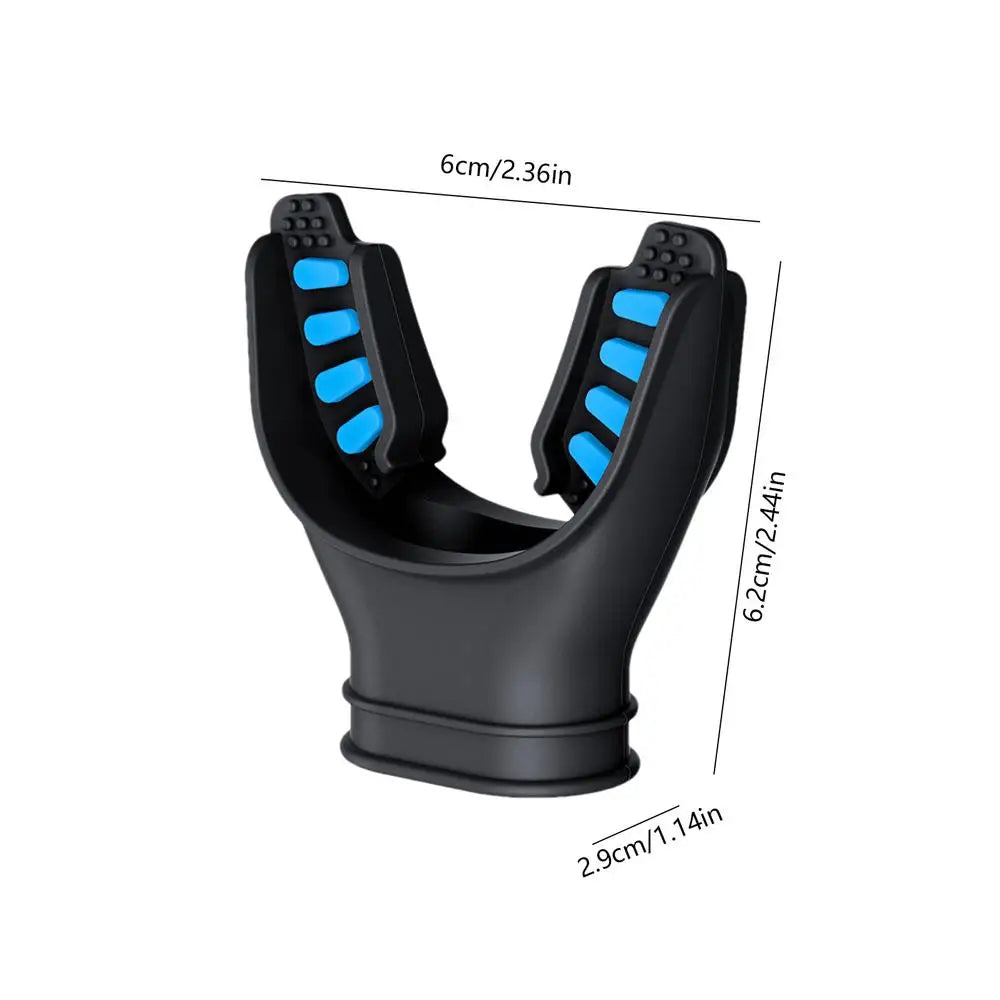Silicone Snorkel Mouthpiece Comfortable Snorkel Mouthpiece Scuba Accessories Practical Snorkeling Accessorie Replacement