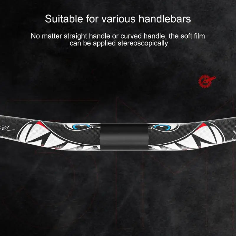 Bicycle Handlebar Protection Sticker Anti-scratch PVC Sticker MTB Mountain Bike Care Car Sticker Frame Protective Film