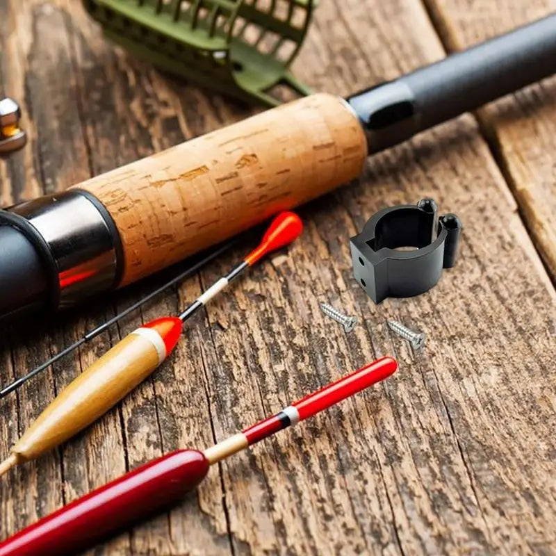 1Pc Nylon Portable Fishing Rod Clips Fishing Club Positioning Clamps Holder Wall Mounted Organizer Billiards Pole Rack 17mm/24mm