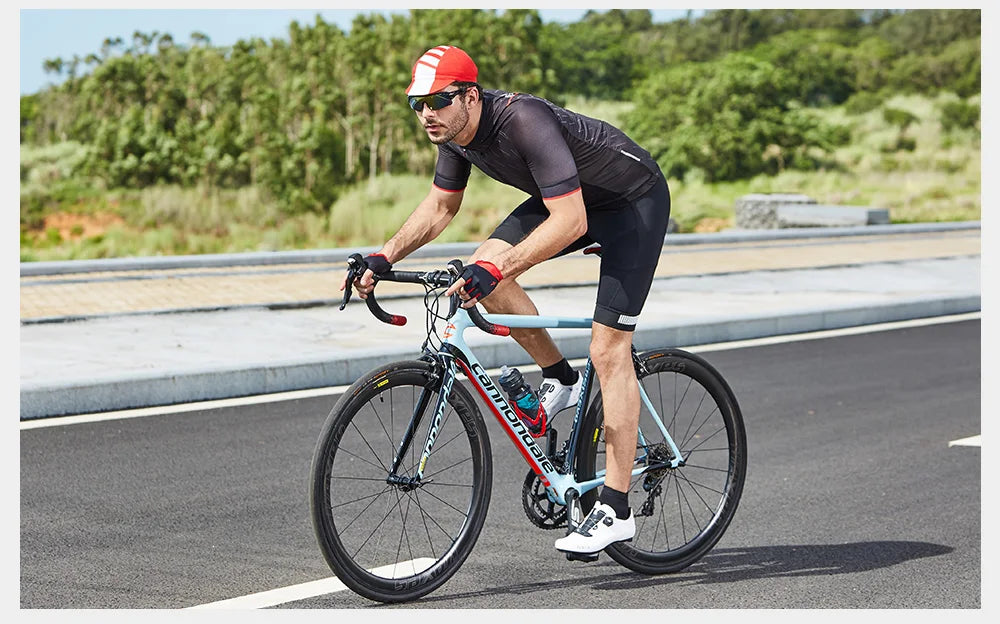 RION Elastic Interface Cushion Upgrade Men Cycling Bib Shorts MTB Road Bike Tights Race Bicycle Culotte Ropa Ciclismo Hombre