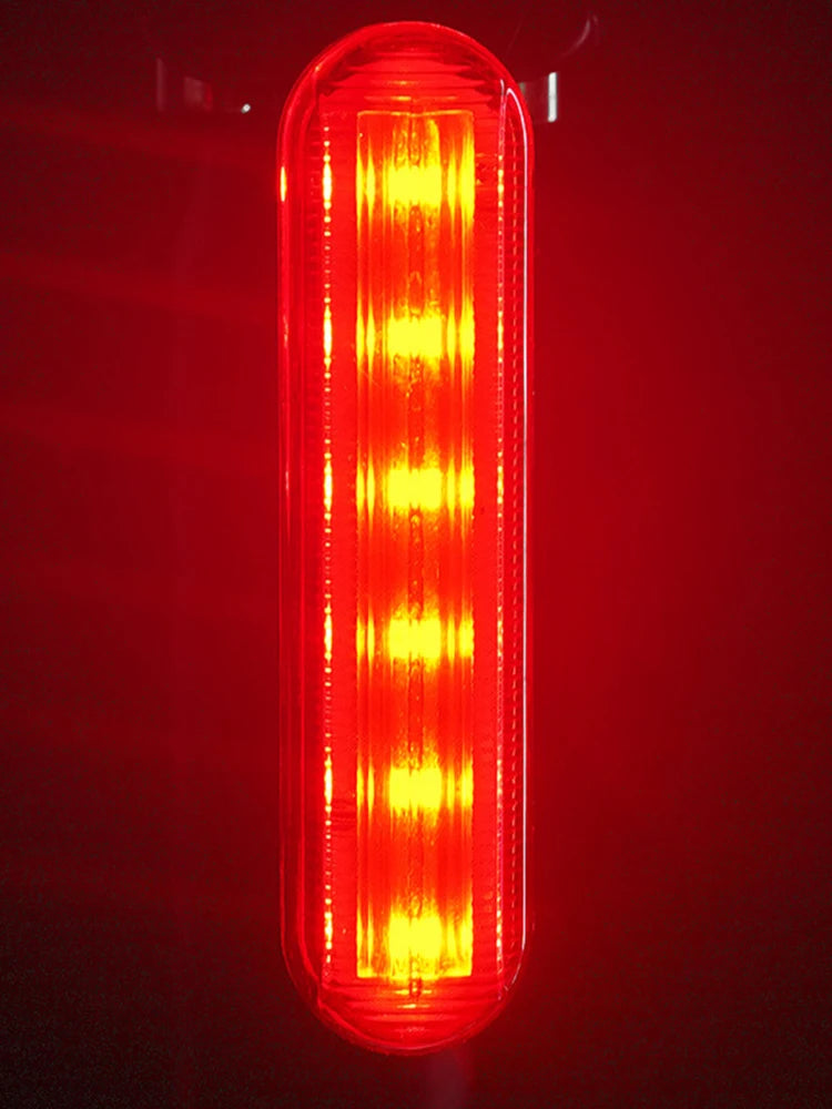 High Brightness Bike Rear Lamp USB Charging Bike Rear Night Light Brake Sensing Cycling Safety Warning Light for Bike Seat Post