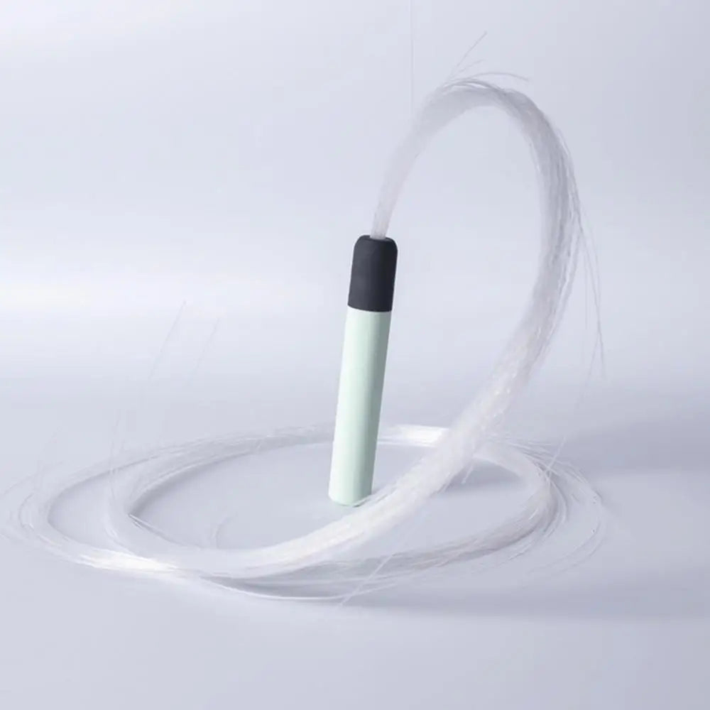 Colorful LED Fiber Optic Whip Light Disco RGB Dancing Glowing Whip Sparkle Flow String For Party Light Show Music Festival