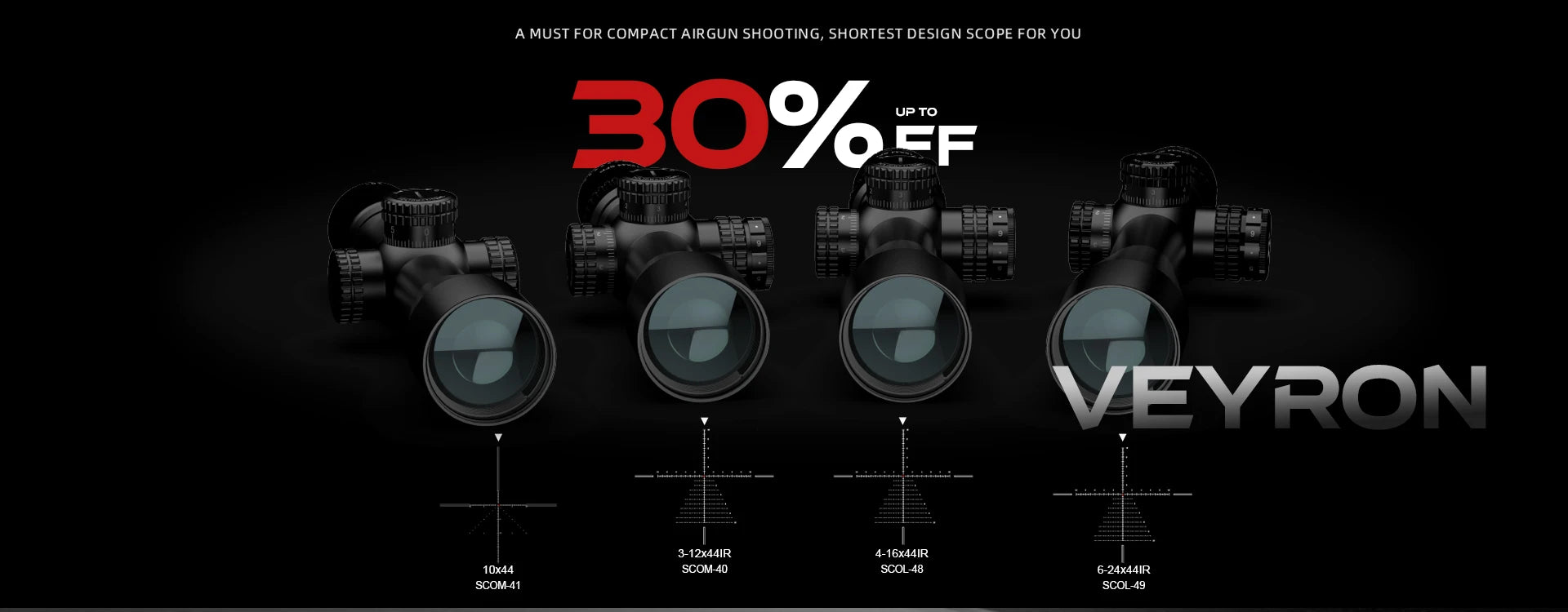 Vector Optics Matiz 1 inch SFP Riflescope 3x Zoom Factor With Edge-to-Edge Image&Wide Filed of View Fit Varmint Hunting Airgun