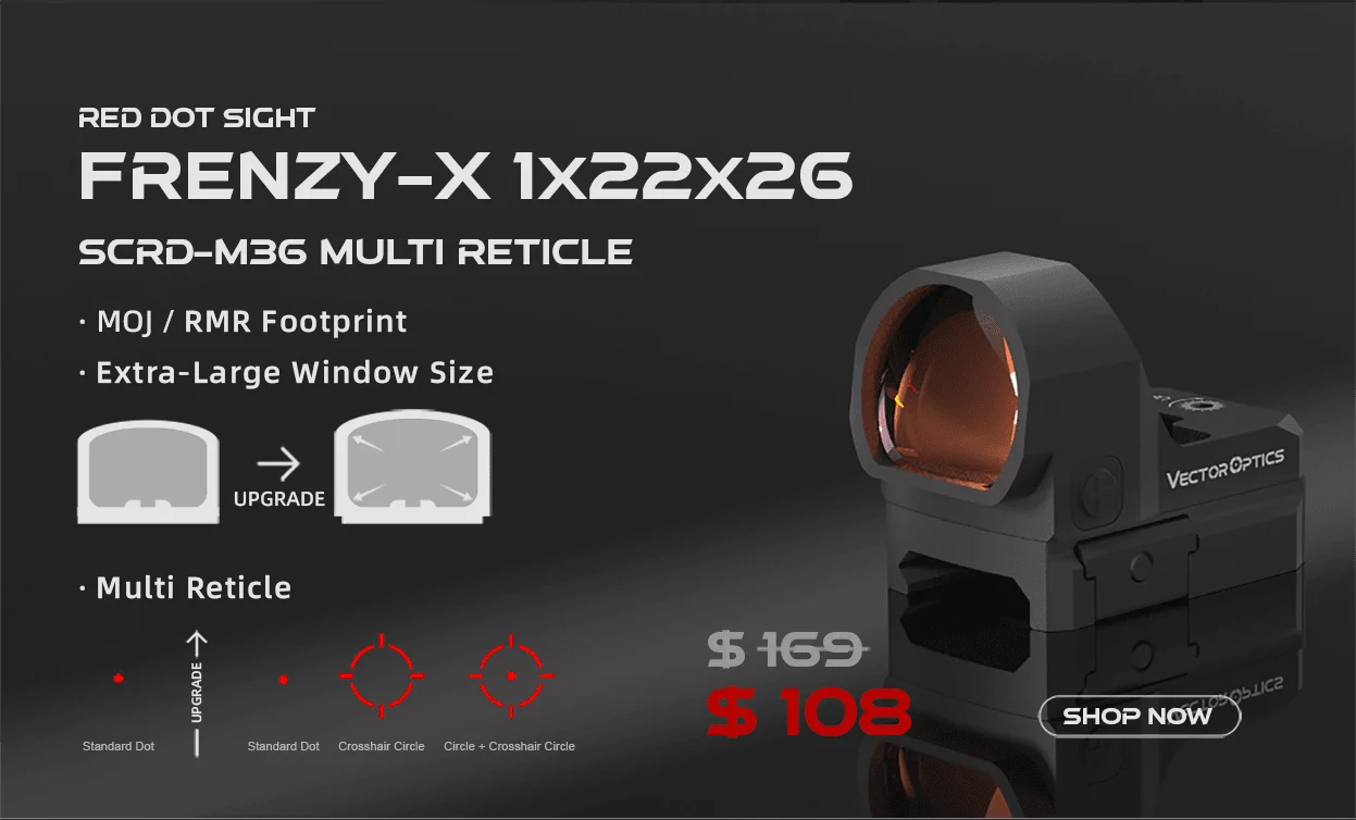 Vector Optics Sentinel 6-24x50 Hunting Riflescope Air Rifle Scope Optical Sight Focus 10 Yards R&G Illumination .223 & Airgun