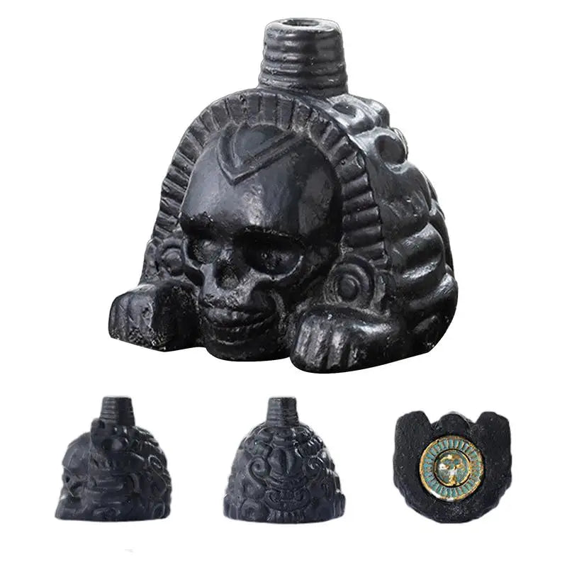 Authentic Aztec Whistle Loud Spookys Aztec Scary Death Whistle Realistic Human Screaming Aztec Ghost War Whistle Skull Head Toy