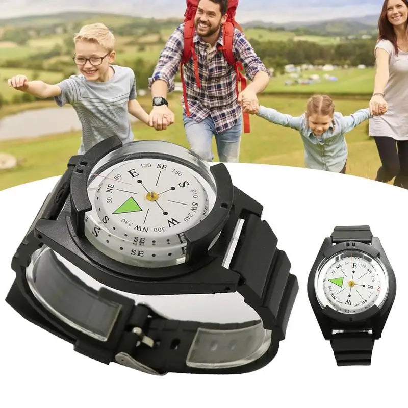 Waterproof Wrist Compass for Outdoor Hiking Camping Diving High Precision Professional Wrist Diving Compass 50 M/164FT