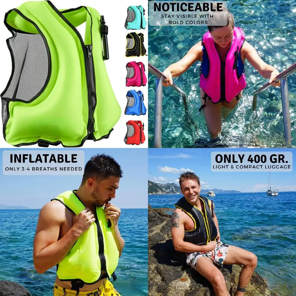 Inflatable Snorkel Vest Adults and Teenagers | 60