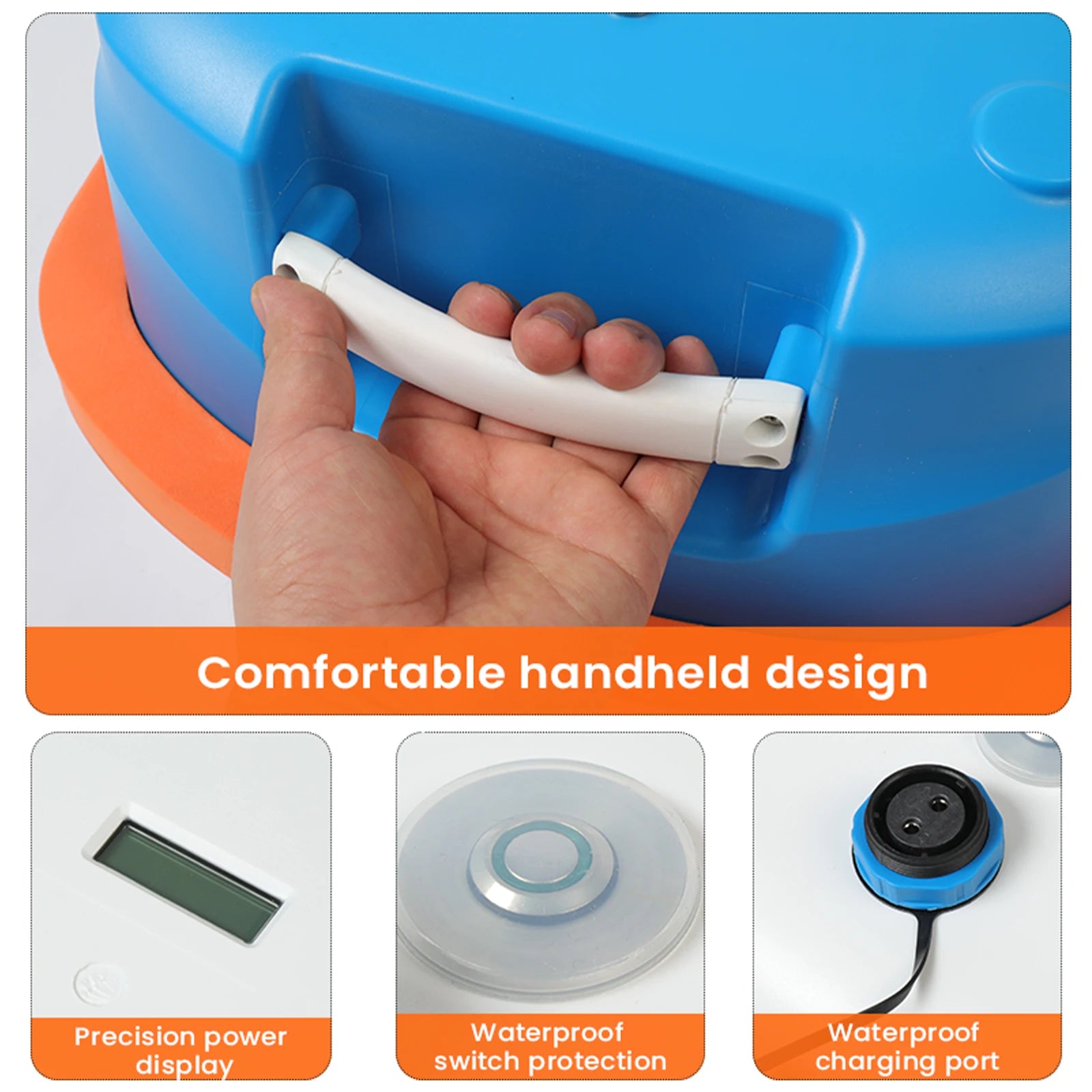 TUDIVING-Professional Tankless Diving System,Portable Rechargeable Hookah Dive System with 50ft Hose & Breathing Regulator