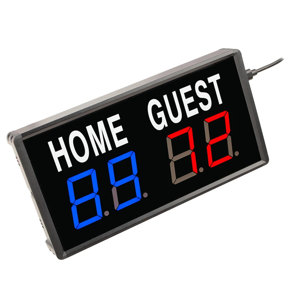 LED Digital Scoreboard Electronic Scoreboard Sores 0-99 Portable Electric Scoreboard for Basketball Ping Pong Baseball