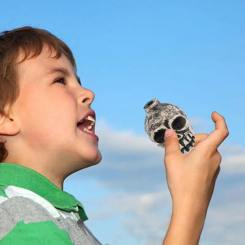 Mini Strange Sound Decompressions OcarinaAztec Death Whistle Fun Relieve Stress Unique Human Loud Screams Prank Tricky Artifact