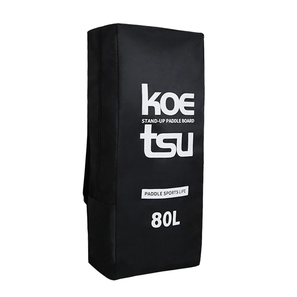 Portable Paddle Board Bag Carrier Large Capacity 80L/105L Inflatable Paddle Backpack with Side Small Pocket for Outdoor Surfing