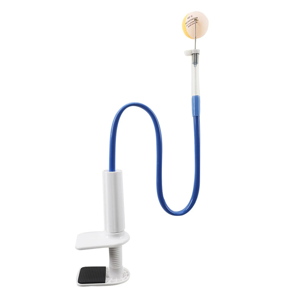 Table Tennis Ball Trainer Fixed Table Tennis Training Device Rapid Rebound Ping Pong Machine with Table Clamp for Beginners