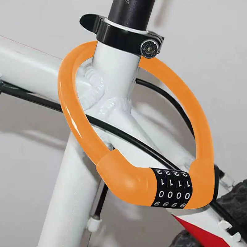 Anti-Theft Bicycle Combination Lock Combination Bikes Lock 4 Digit Heavy Duty Keyless Bicycles Lock For Electric Scooter Bikes