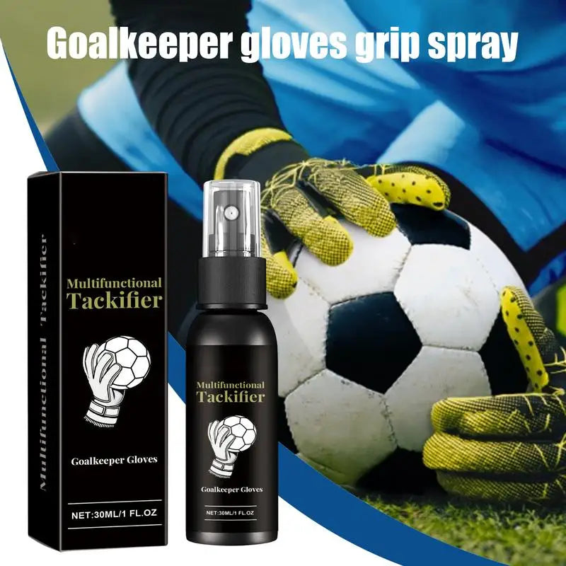 Goalkeeper Gloves Grip Spray 30ml Safe Gloves Wash & Prepare Gentle Goalkeeper Gloves Spray Effective Glove Grip Spray Sports