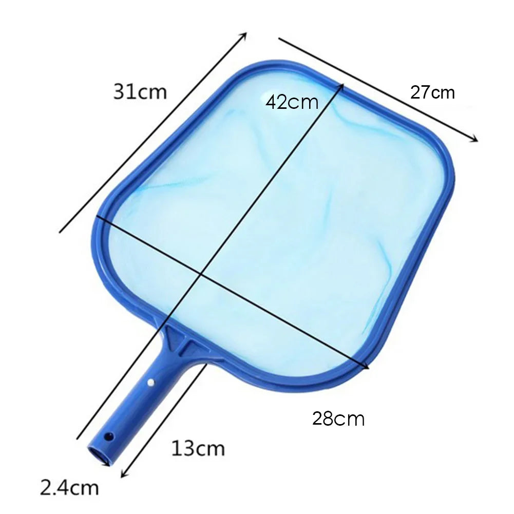 Swimming Pool Cleaner Supplies Professional Heavy Duty Pool Leaf Rake Fine Mesh Frame Net Swimming Pool Cleaning Leaf Skim Net