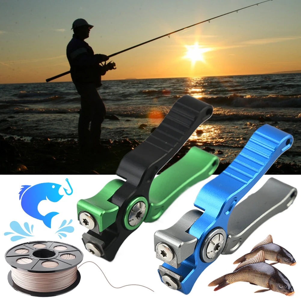 Mini Fishing Scissors Braid Scissors Aluminum Alloy Fishing Line Clipper Nippers Non Slip Handle Fly Fishing Equipment