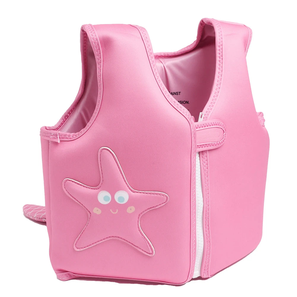 Cartoon Animal Kids Buoyancy Floating Vest Cute Three-dimensional Design Baby Swimwear Swim Gear Swimming Pool Accessories